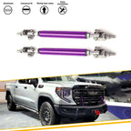 Adjustable Purple Rear Front Lip Splitter Tie Bar for GMC (6"–9") (2014–2024)