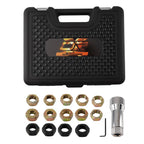 Axle Spindle Thread Restorer Set for M16–M27 SAE Metric (Repair Tool Kit)