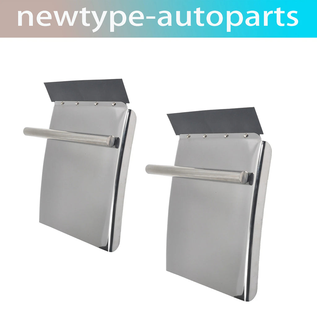 1 Pair Mud Flaps for Quarter Fender (24"x 29") with Stainless Steel Bracket