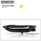 Upper LED DRL Driving Running Headlight Left for Chevy Blazer (2019–2022)