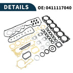 Cylinder Head Gasket Kit No. 0411117040 for Toyota 1HD/24V (1 Set)