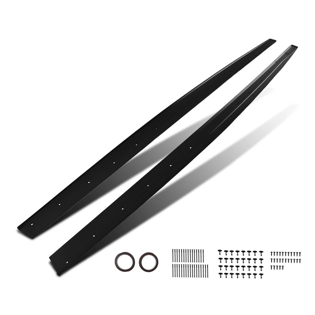 Black Side Skirt Extensions for BMW 4 Series (2014-2020)