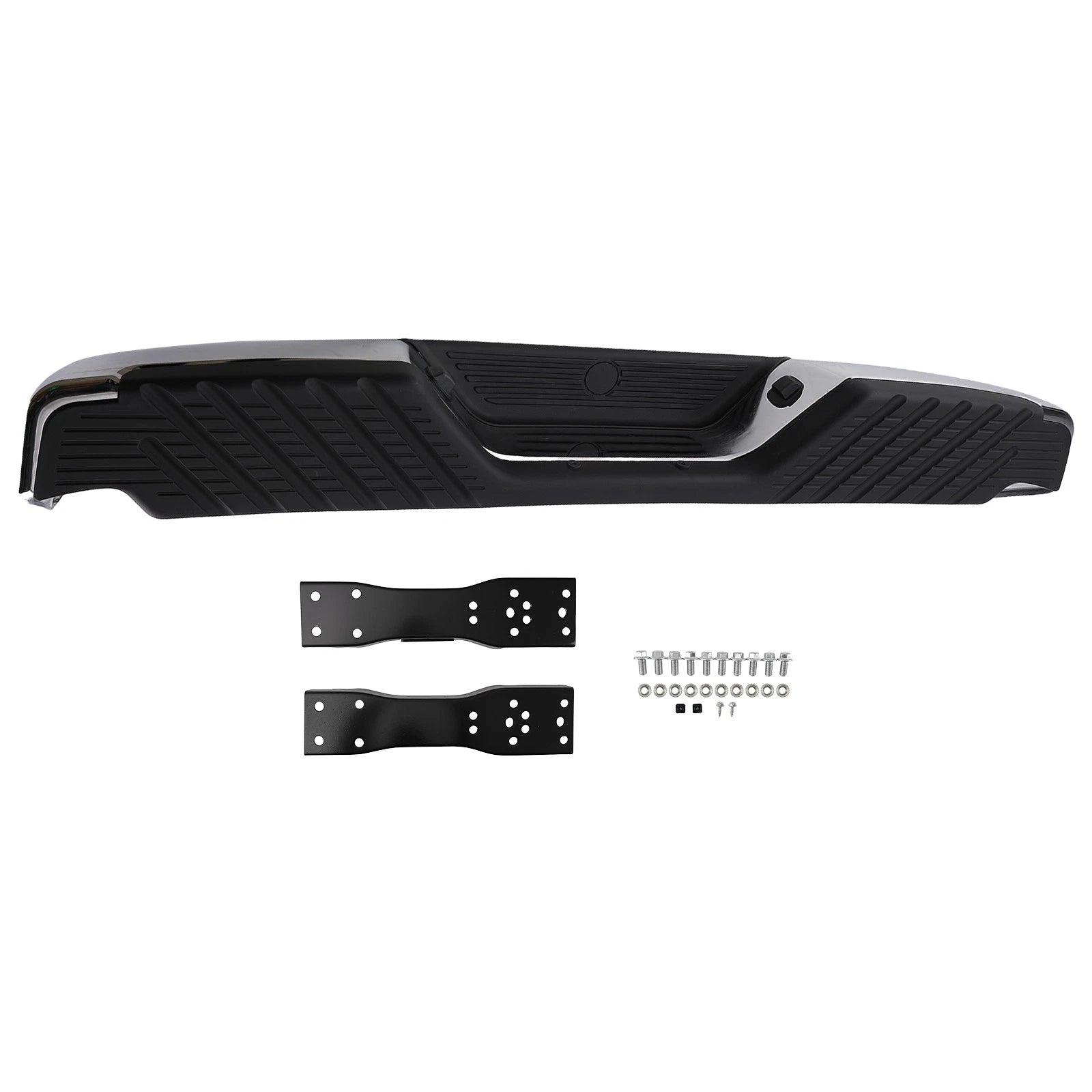 Rear Bumper Assembly for Nissan Frontier (1998-2004) Chrome Steel