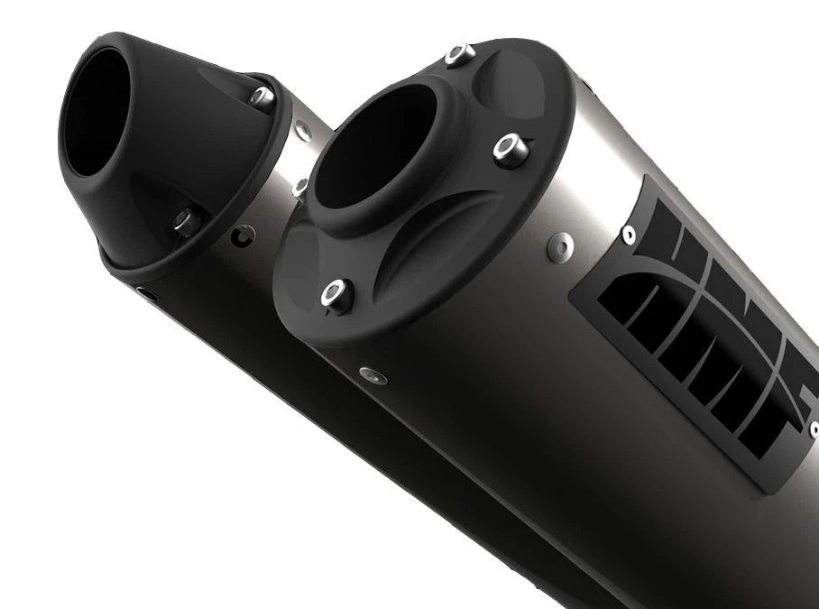 HMF Blackout Slip On Exhaust for Honda Foreman 500 (2012–2013)