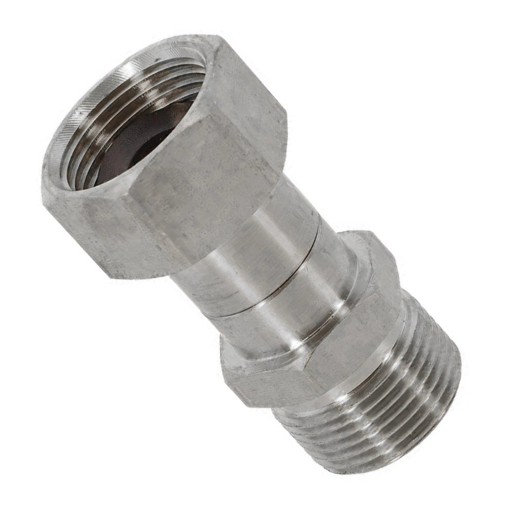 M22 15mm Stainless Steel Swivel Connector for Pressure Washer (2010–2023)