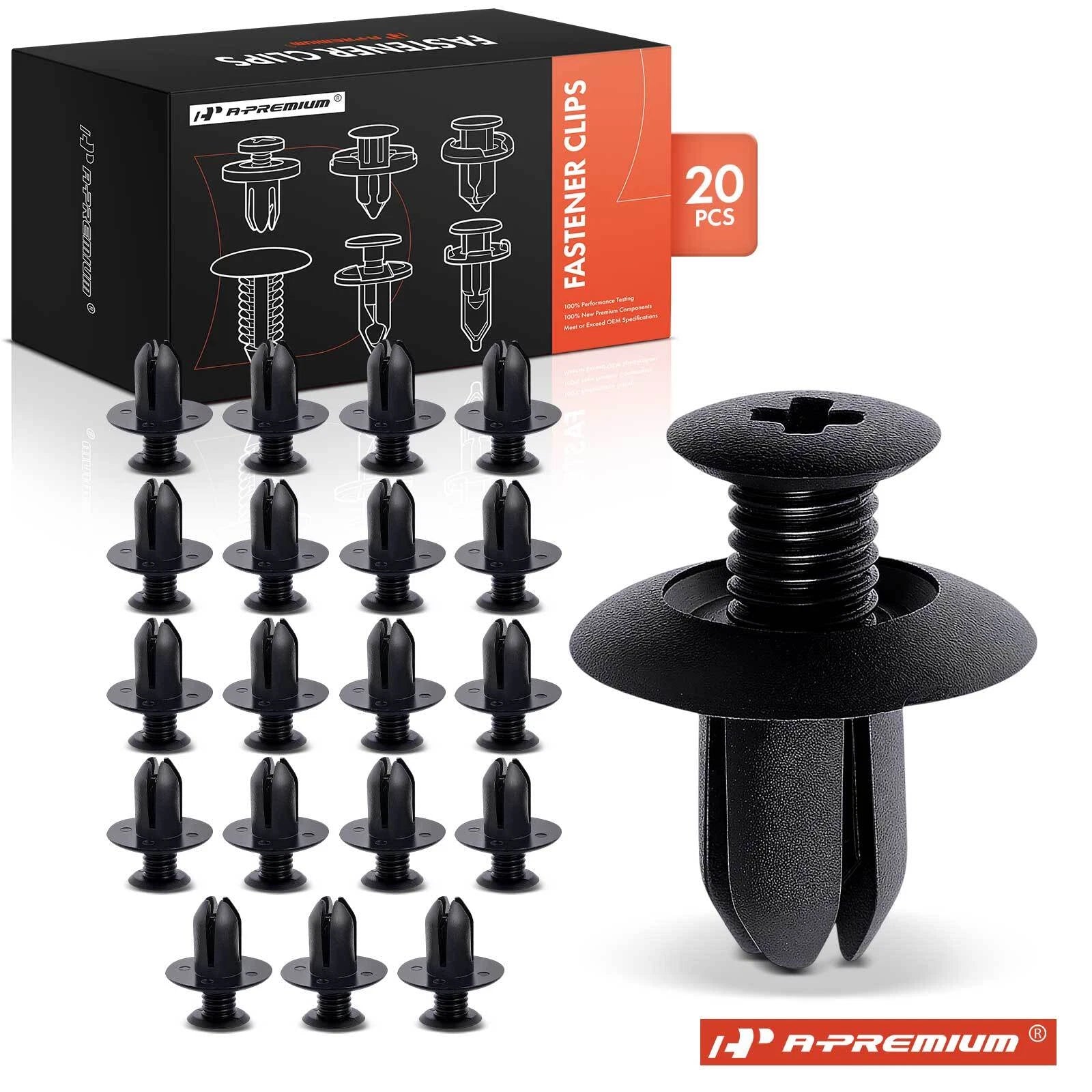 20x Nylon Retainer Clips for Ford Aspire (1994–2000)