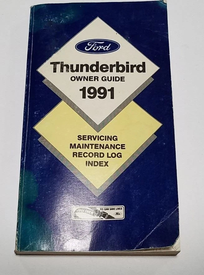 Owners Guide for Ford Thunderbird (1991)