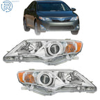 Set of 2 Headlights for Toyota Camry (2012–2014) Chrome Clear