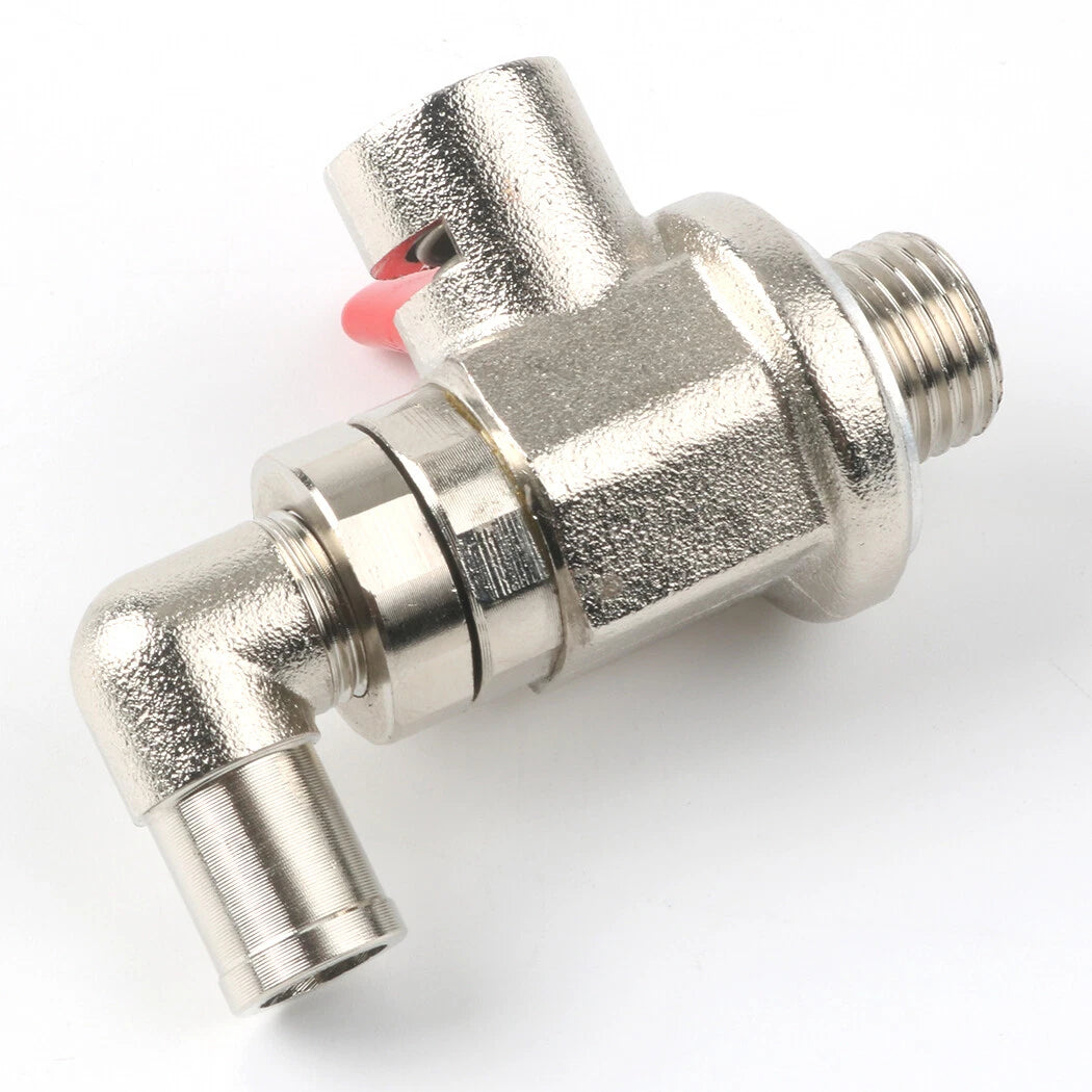 Oil Drain Valve L-Shape Hose End Combo (14mm-1.5) for