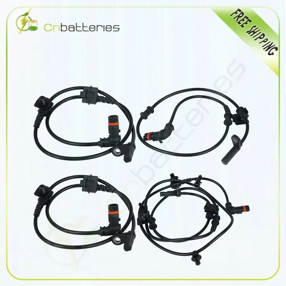 Set of 4 Front ABS Wheel Speed Sensors for Dodge Charger (2007–2010)