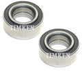 Set of 2 Front Wheel Bearings for Ford Lexus Lincoln Mazda Toyota AWD