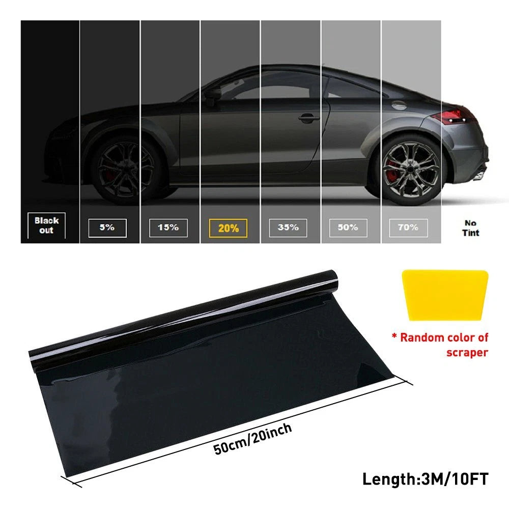 10ft Window Tint Film 20% VLT for Car Home Office Glass