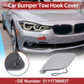 Tow Hook Cover for BMW 320i (2016–2018) No. 51117396837 Silver Tone