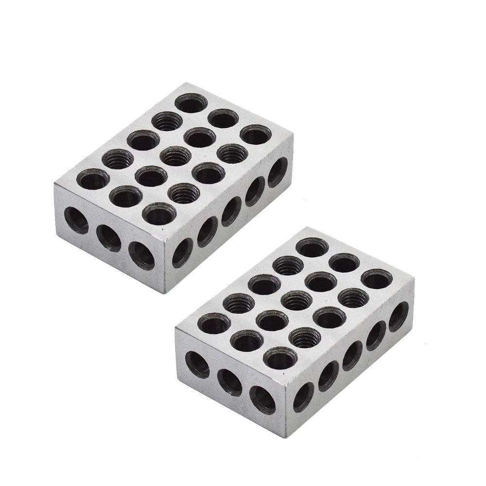 Matched Pair 2-4-6 Blocks for Machinist Precision 246 Jig (23 Holes)