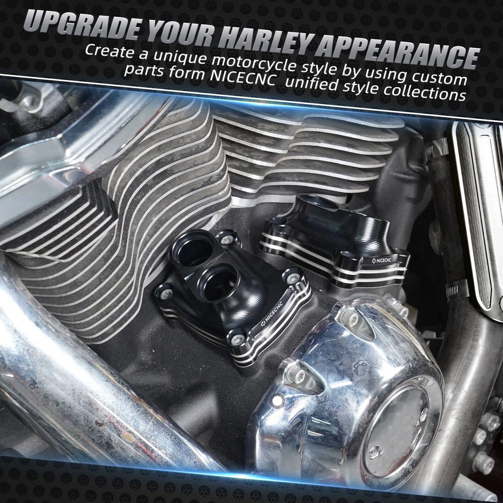 M8 Lifter Tappet Block Pushrod Covers Set for Harley Road King, Street Glide (2017–2023)
