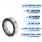Deep Groove Ball Bearing 6011VV for Scooter Skateboard Wheel (P0 55x90x18mm)