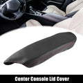 Center Console Armrest Covers for Toyota C-HR (RHD, 2017–2023) Red Line Black