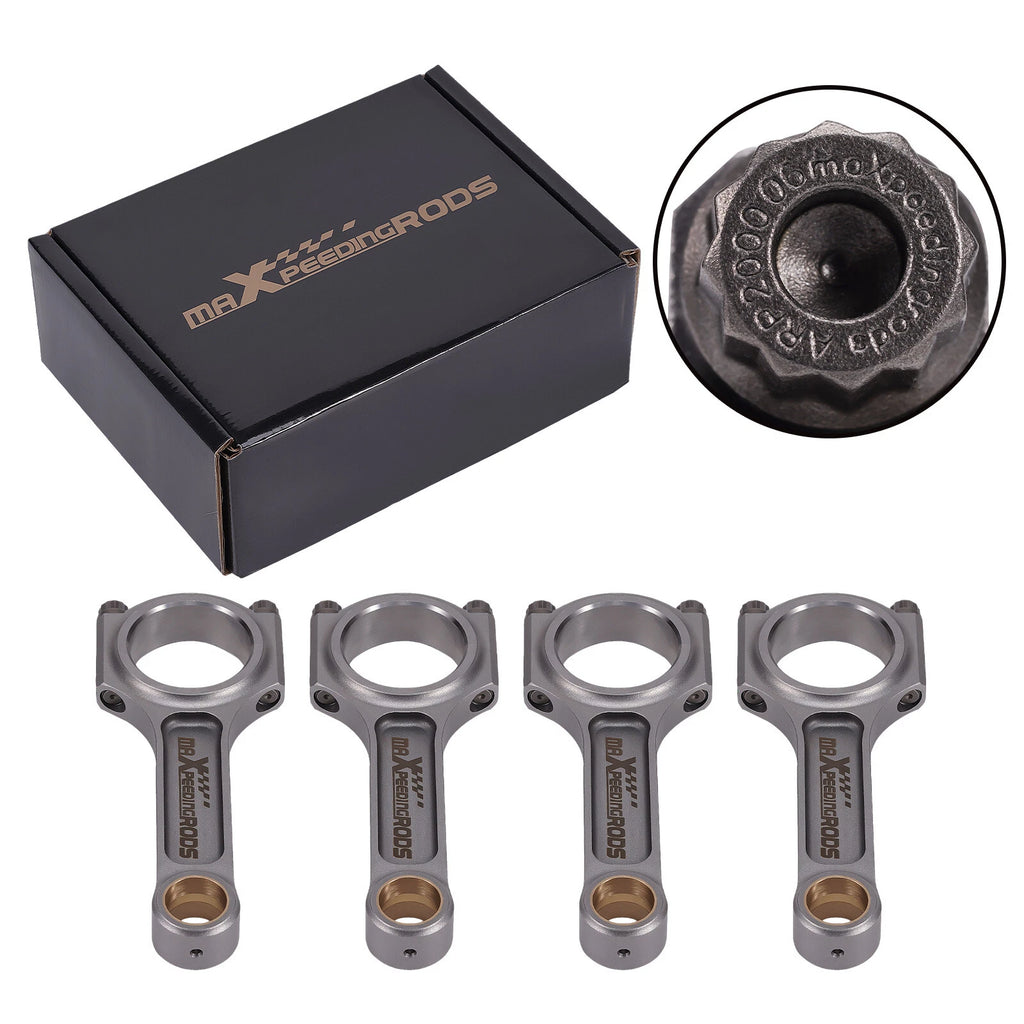 I-Beam Forged 4340 Connecting Rods ARP 2000 Bolt for Honda K20 K20A2 K20Z1 K20Z3
