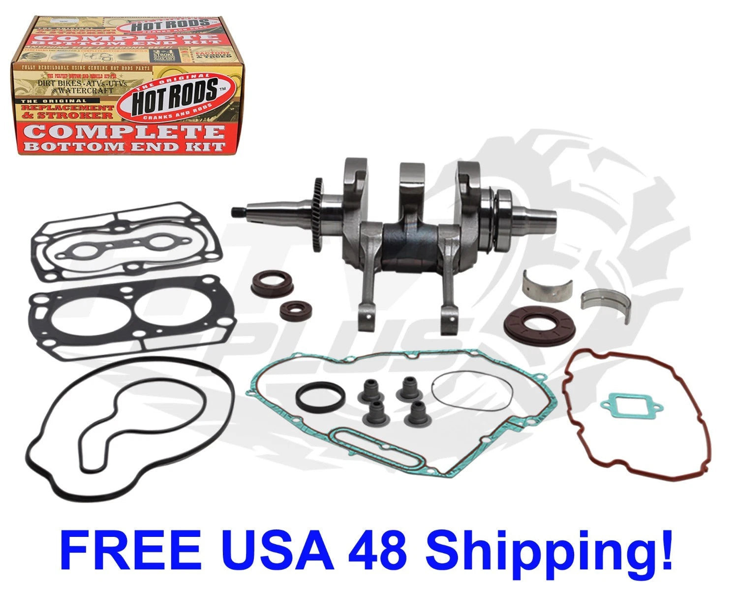 Crankshaft Full Bottom End Rebuild Kit for Polaris Sportsman 700 (2002–2009)