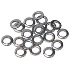 20pcs Heavy Duty Solid Stainless Steel Seamless Split Rings for Fishing