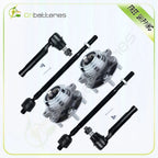 2X Front Wheel Bearing + 2X Outer Inner Tie Rods for Nissan Quest (2004–2009)
