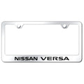 Stainless Steel License Plate Frame - Officially Licensed for Nissan Versa