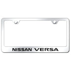 Stainless Steel License Plate Frame - Officially Licensed for Nissan Versa
