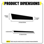 Set of 6 Window Pillar Post Trim for Mercedes Benz ML350/ML500/ML550 (2006–2011)