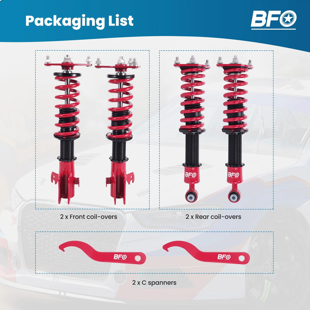 Coilovers Suspension Adjustable Height Shocks for Forester (2009–2013)