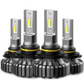 Set of 4 AUXITO B3 CANBUS 9006 9005 LED Headlight Bulbs 6500K