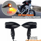 Bullet Shape LED Turn Signal Lights for Harley Honda Kawasaki Yamaha Ducati