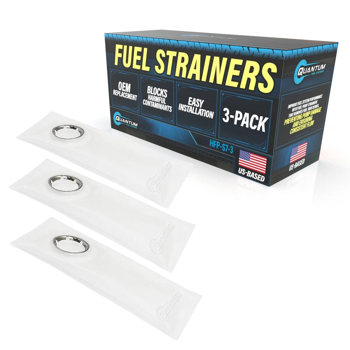 3X Fuel Pump Filter Strainers for Arctic Cat 1000 TRV (2007–2010) #0570-271