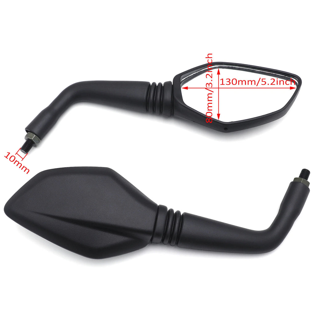 Set of 2 Black Rearview Mirrors for KTM 790 Duke, 890 Adventure, 390 Duke