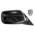 Replacement Black Matte Passenger Power Door Mirror w/o Turn Signal w/o Heated