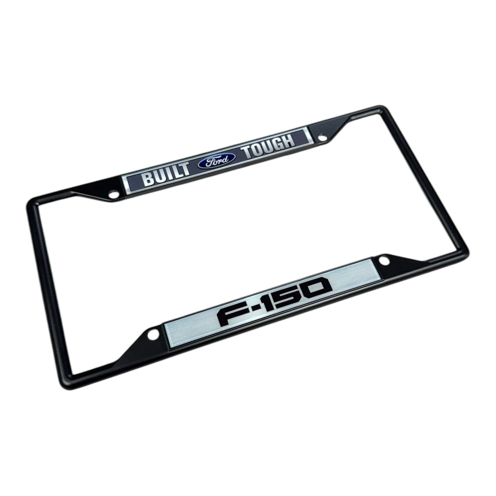Black License Plate Frame for Ford F-150 (2011–2024)