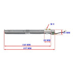 Linear Actuator 15mm for - 123mm Travel, 4 Wire