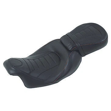 Driver Passenger Seat for Harley Touring Road King Glide (2009–2023) 10 Black