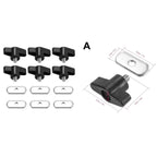 Track Mounting Bolts and Gaskets Set of 6 for Kayak Canoe Boat Systems