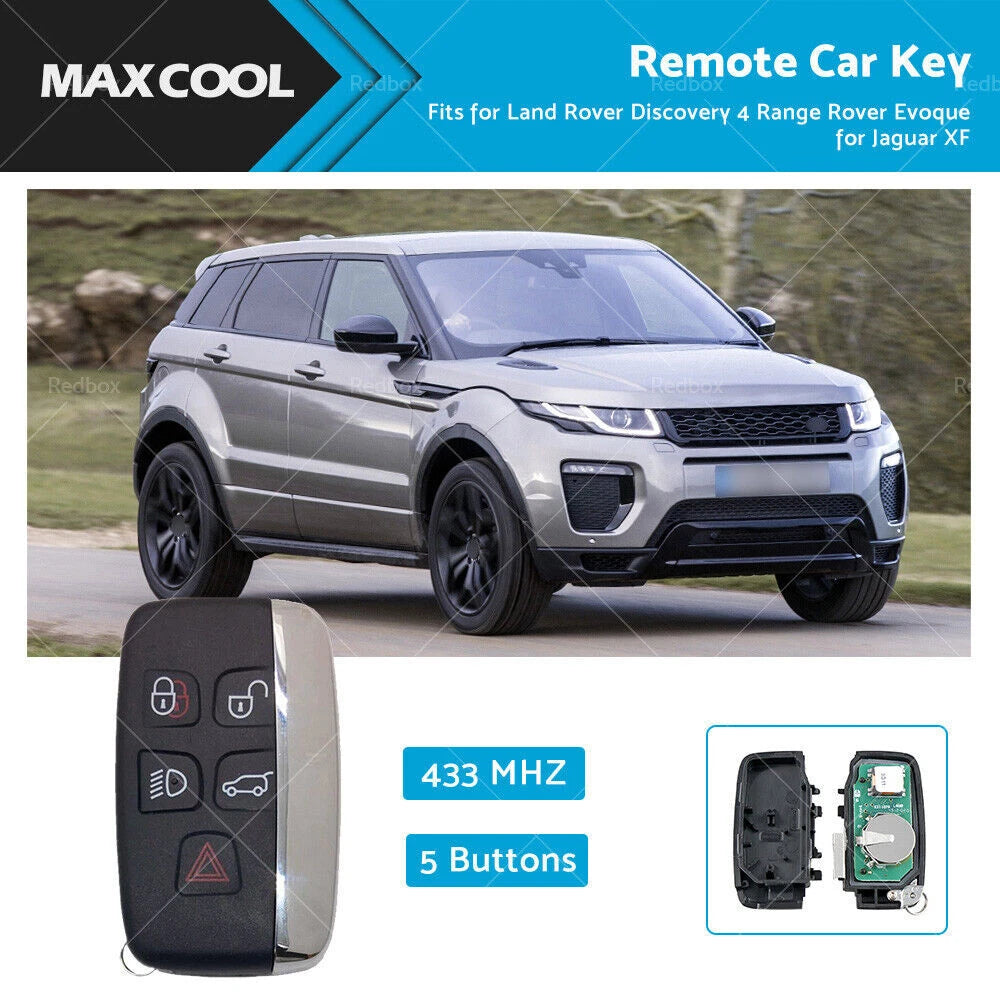 Smart Key Remote for Land Rover Discovery 4, Range Rover Evoque, Jaguar