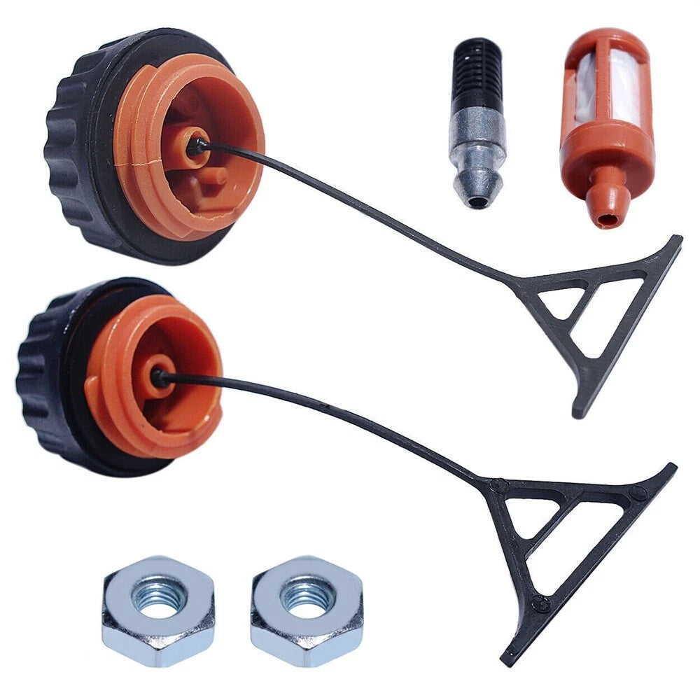 Gas Fuel Cap & Oil Cap Kit for 021 023 024 025 028 Chainsaw (00003500520)