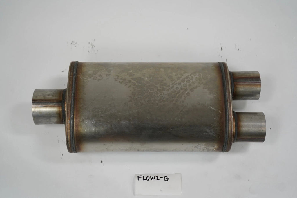 Flow II 52198 3" Center In To 2.5" Dual Out Exhaust for Open Box Special