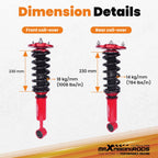 Set of 4 Shocks Struts for Ford Expedition Lincoln Navigator (2003–2006)