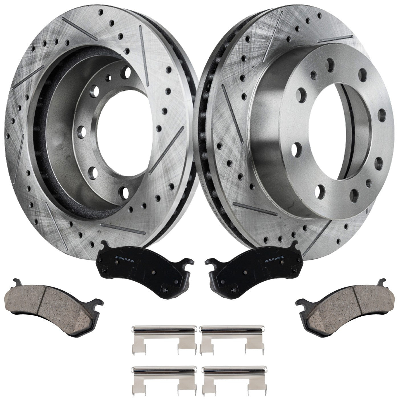 Front Brake Disc and Pad Kit for Chevy Suburban Yukon (2000–2006)