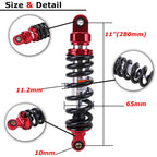 2Pcs Rear Shock Absorbers for Pit Dirt Bike ATV Quad KLX110 TTR110 CRF110