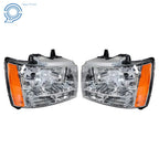 Chrome Headlights for Chevy Avalanche/Suburban/Tahoe (2007–2014)