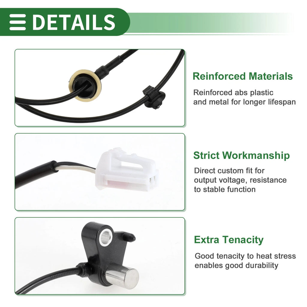 ABS Wheel Speed Sensor for Mazda 6 (2003–2008) No.GJ6A4372YC
