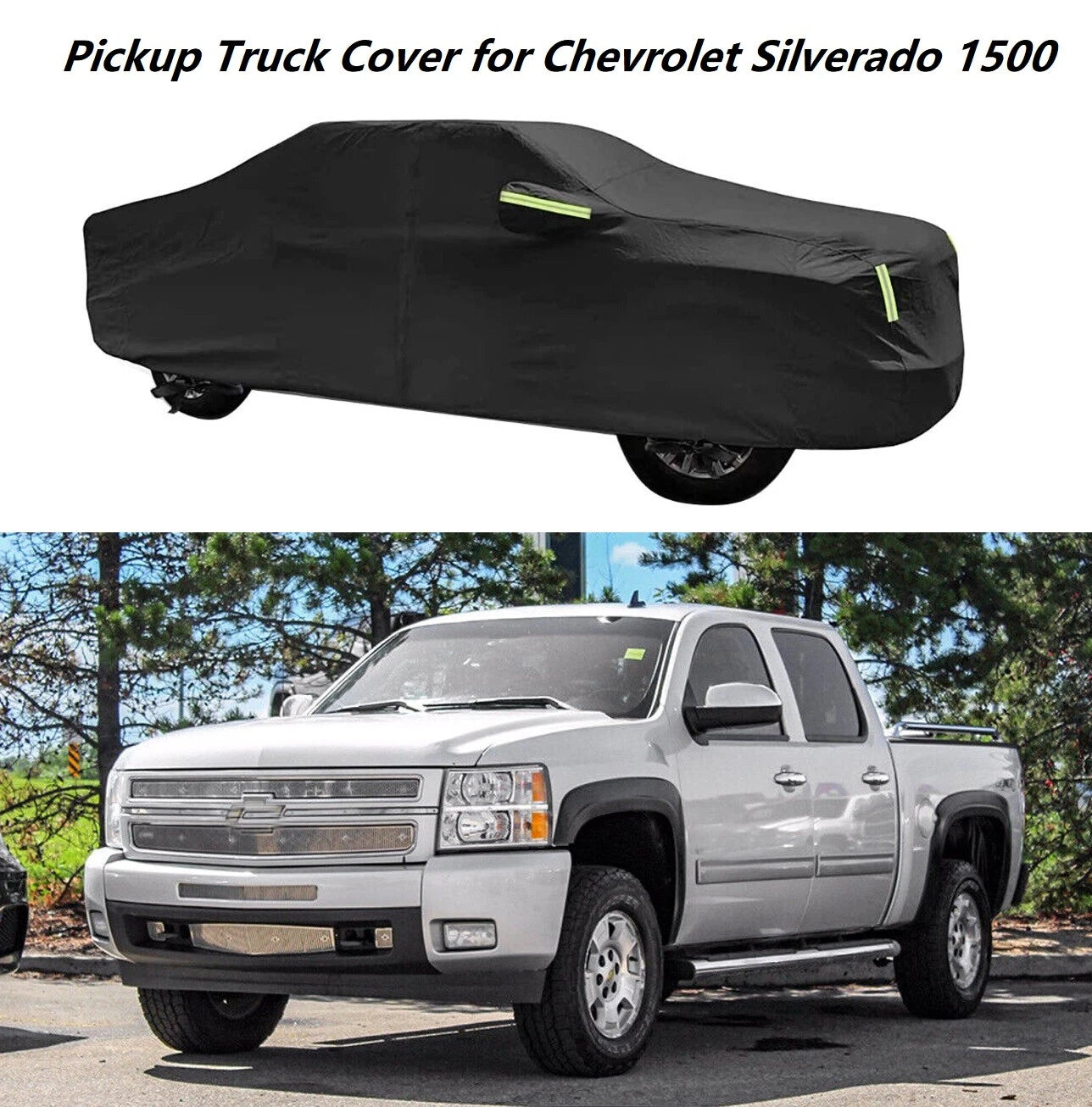 Outdoor Waterproof Car Cover for Chevy Silverado 1500 2500 (2014–2023)