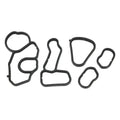 Oil Cooler Gasket Set for BMW F20 F21 F30 (2012-2019) - 5 x Replacement