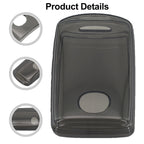 Transparent Black Key Case for Mazda (Engine Start)