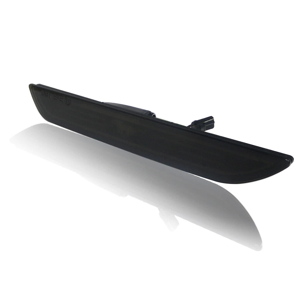 LED Side Marker Lights for Ford Mustang (2015–2021) - Smoked Black Lens